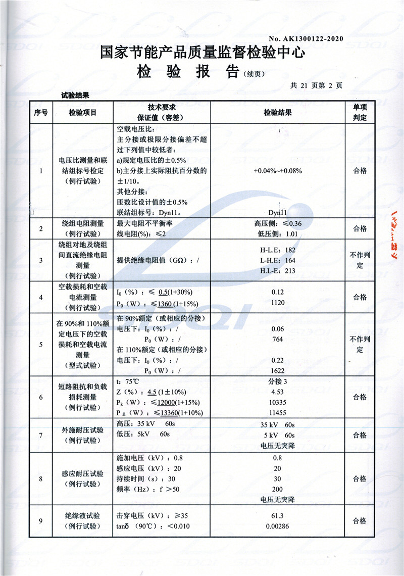 高低压试验报告-S11-1250雨花台雨花台雨花台油浸式变压器-2.jpg